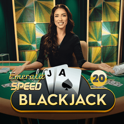 Live Speed Blackjack Emerald